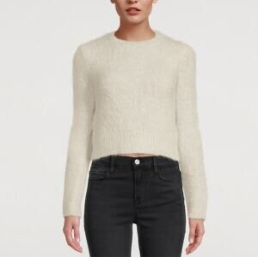 FRAME
Ribbed alpaca-blend sweater